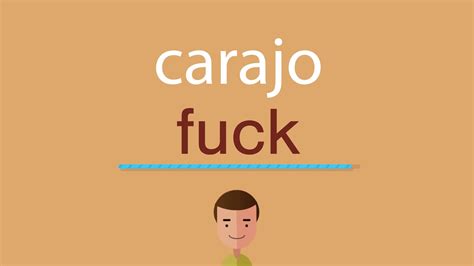 carajo english|carajo en ingles.